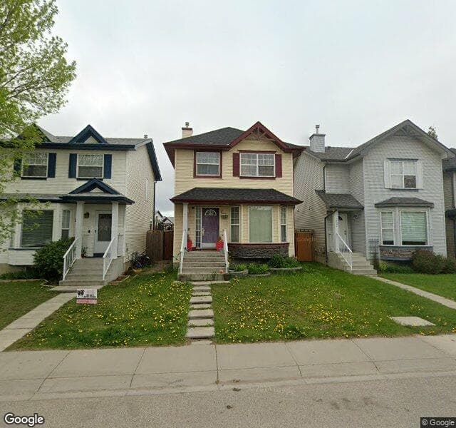 Street view of 256 Cramond Close SE, Calgary