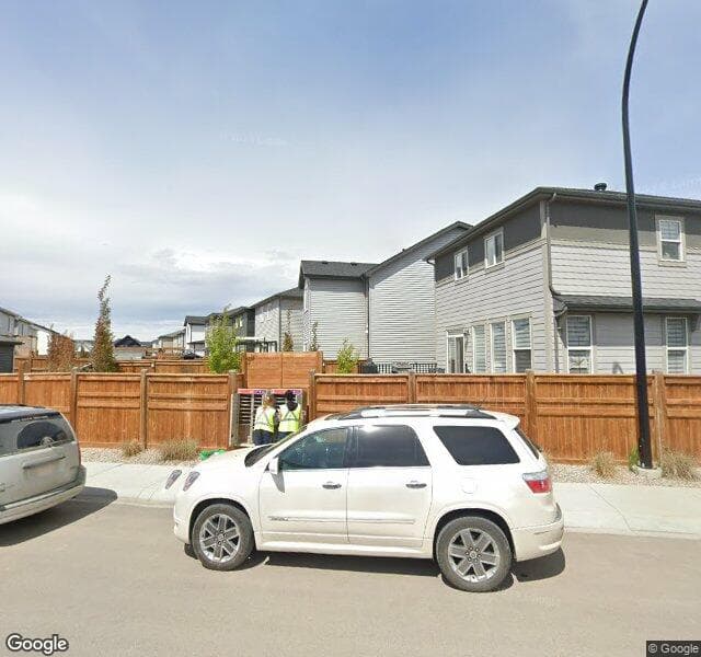 Street view of 166 Creekstone Way SW, Calgary