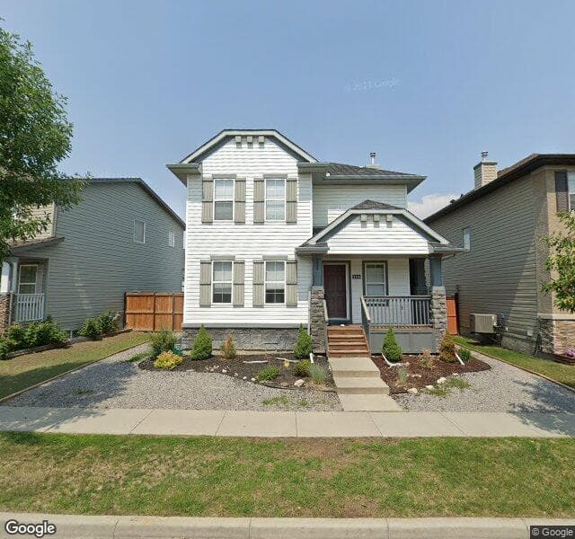 Street view of 114 Elgin View SE, Calgary