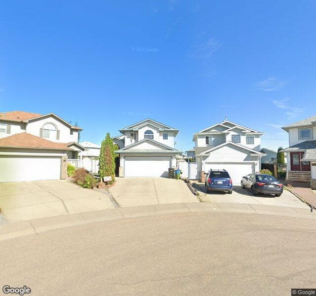 Street view of 16242 52 Street NW, Edmonton