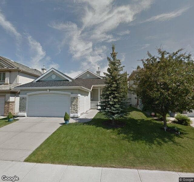 Street view of 46 Douglasview Circle SE, Calgary