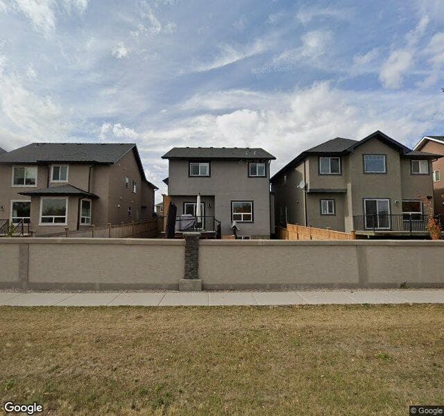 Street view of 238 Aspen Stone Place SW, Calgary