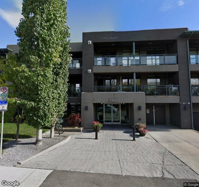 Street view of 104-4108 Stanley Road SW, Calgary