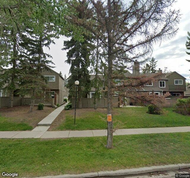 Street view of 1304-829 Coach Bluff Crescent SW, Calgary
