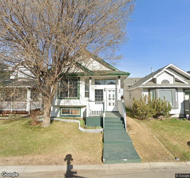 Street view of 28 Martinglen Mews NE, Calgary