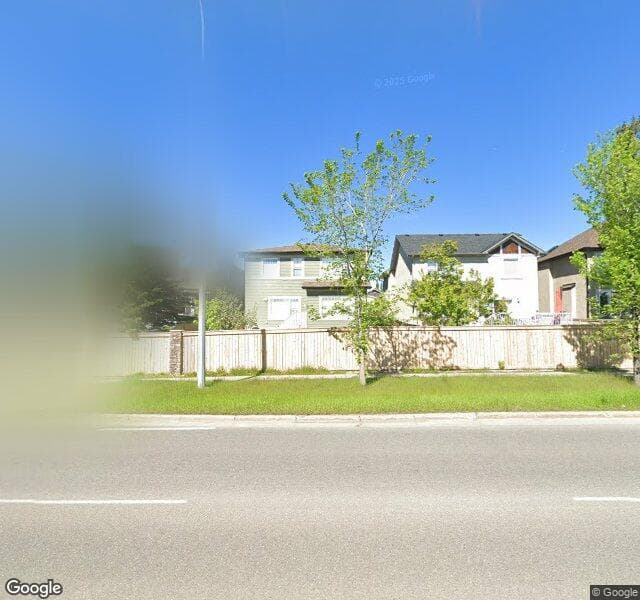 Street view of 98 Evergreen Common SW, Calgary
