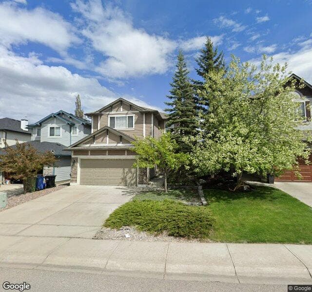 Street view of 46 Chapman Close SE, Calgary