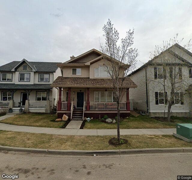 Street view of 6110 Stinson Way NW, Edmonton