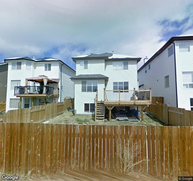 Street view of 315 Evanston View NW, Calgary