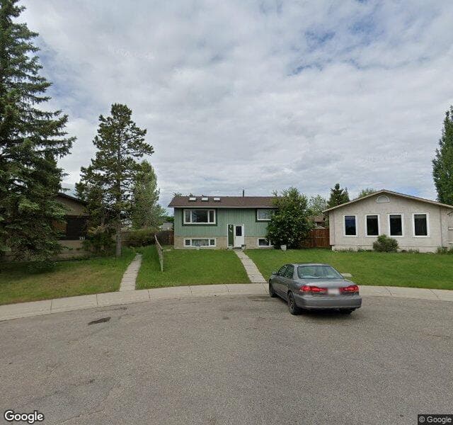 Street view of 215 Pinecliff Way NE, Calgary