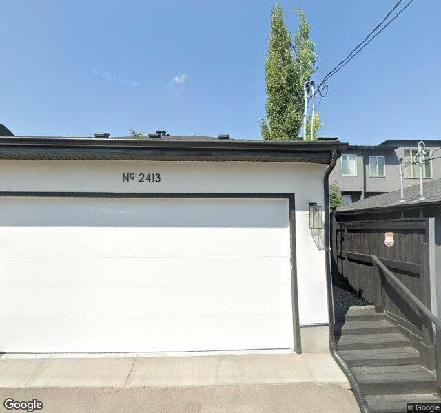 Street view of 2413 31 Avenue SW, Calgary