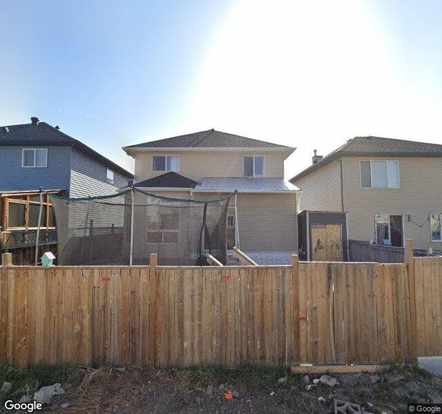 Street view of 8434 Saddleridge Drive NE, Calgary