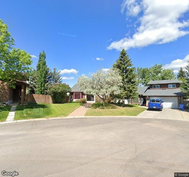 Street view of 44 Bergen Crescent NW, Calgary