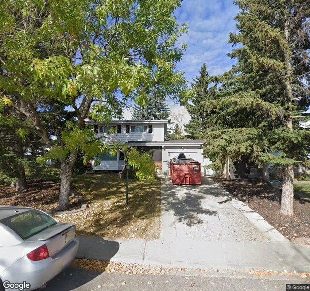 Street view of 1132 105 Avenue SW, Calgary