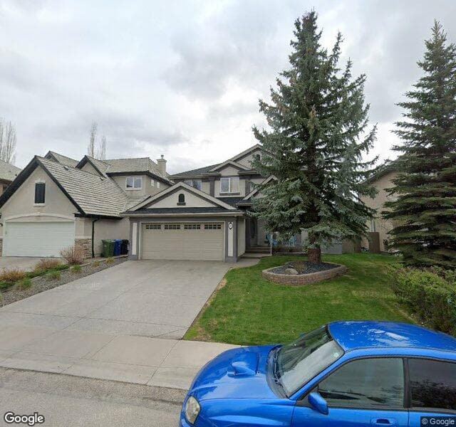 Street view of 29 Evergreen Crescent SW, Calgary