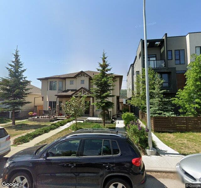 Street view of 1-4721 17 Avenue NW, Calgary