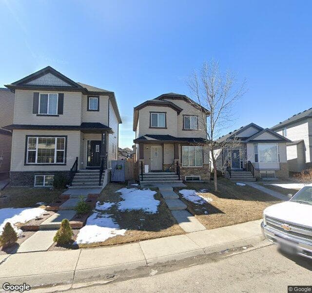 Street view of 128 Saddlebrook Circle NE, Calgary