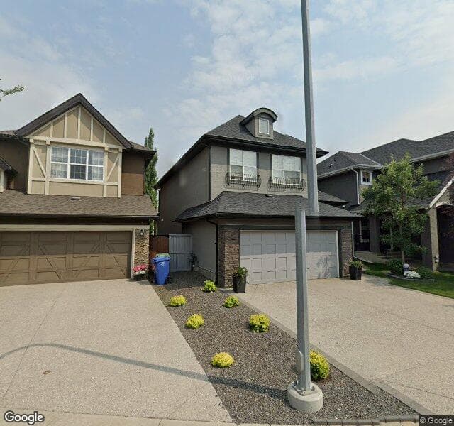 Street view of 21 Cranarch Common SE, Calgary