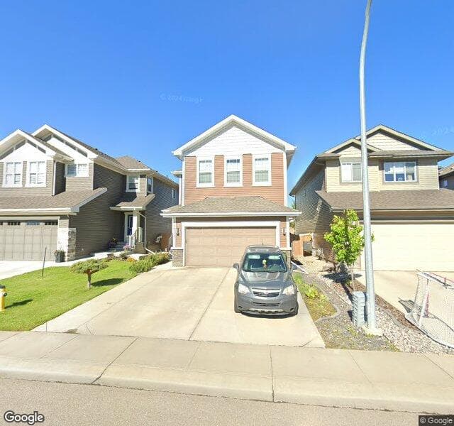 Street view of 16744 58B Street NW, Edmonton