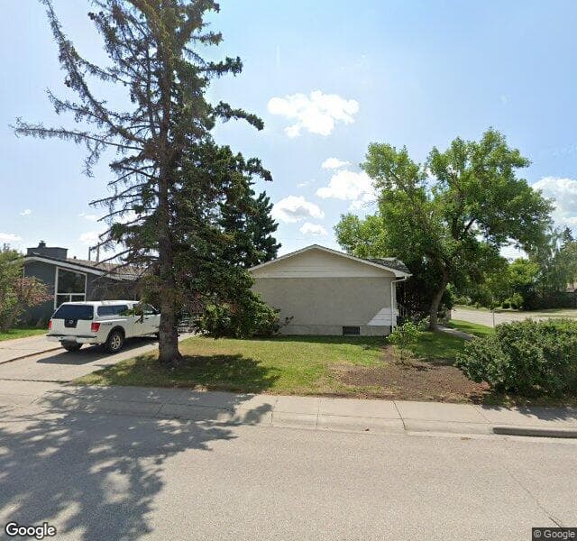 Street view of 550 Acadia Drive SE, Calgary