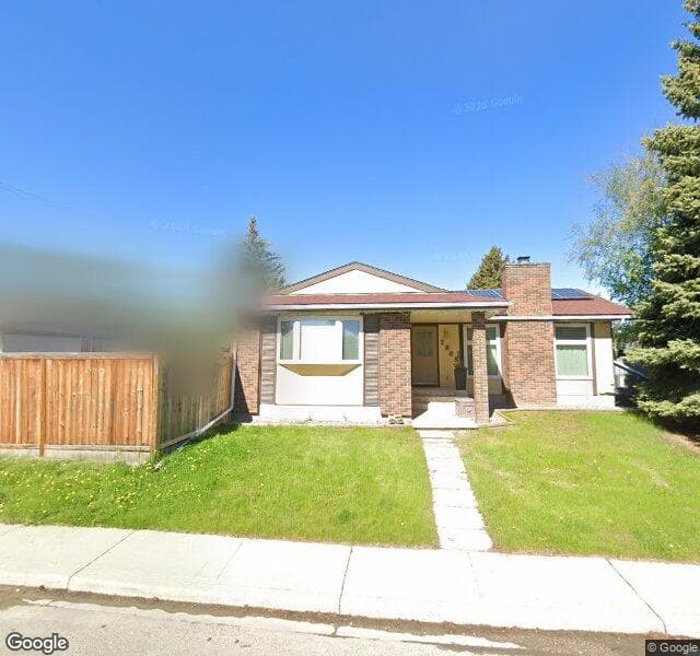 Street view of 2888 Cedarbrae Drive SW, Calgary