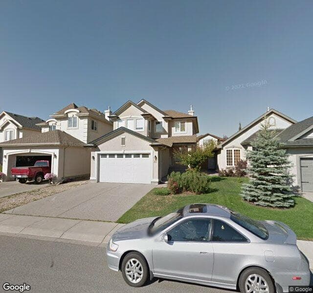 Street view of 33 Cranleigh Way SE, Calgary