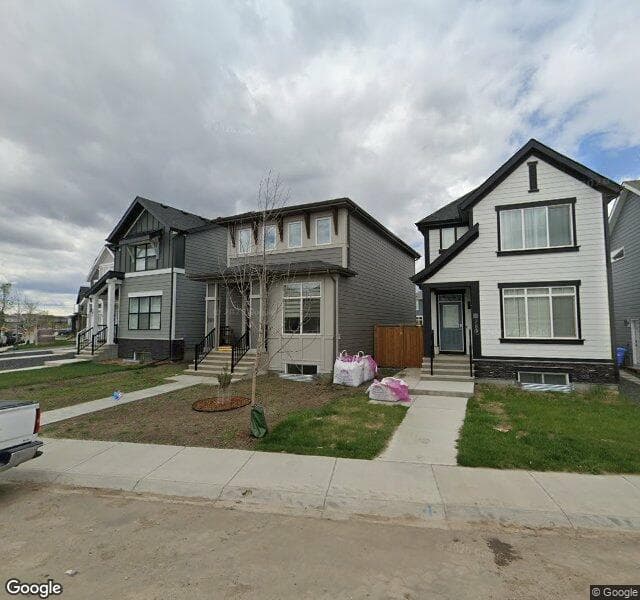 Street view of 293 Magnolia Way SE, Calgary