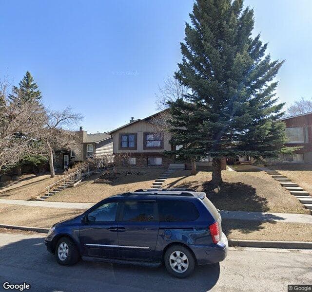 Street view of 8420 Berkley Road NW, Calgary