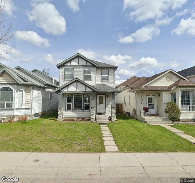 Street view of 80 Hidden Way NW, Calgary
