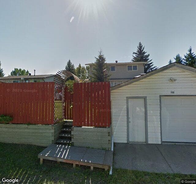 Street view of 732 Queensland Drive SE, Calgary