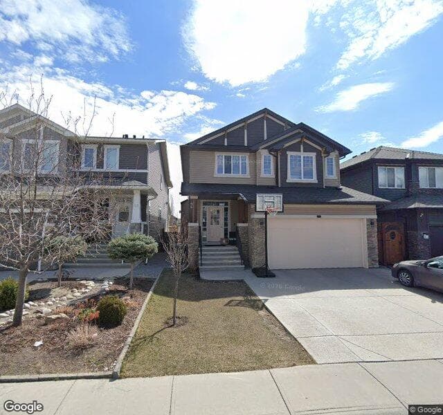 Street view of 44 Evansfield Place NW, Calgary
