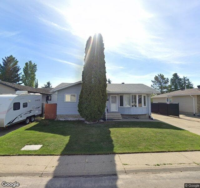 Street view of 14215 25 Street NW, Edmonton