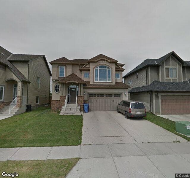Street view of 166 Elgin View SE, Calgary