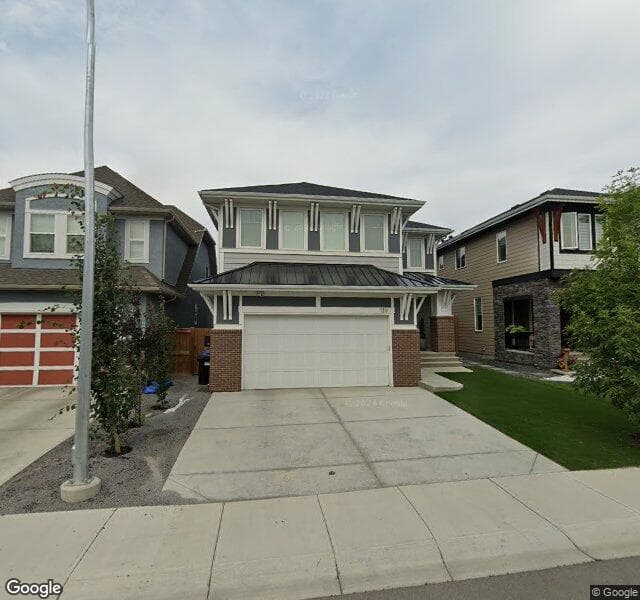 Street view of 119 Masters Way SE, Calgary