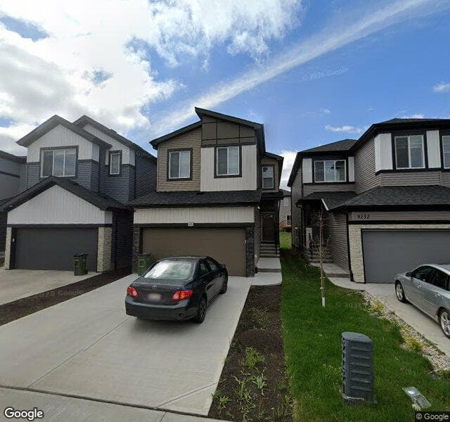 Street view of 9230 Pear Drive SW, Edmonton