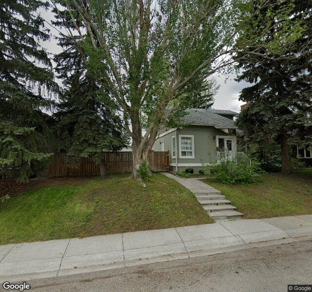 Street view of 131 Queen Anne Road SE, Calgary