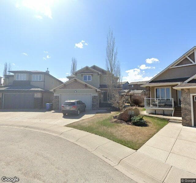 Street view of 84 Panatella Manor NW, Calgary