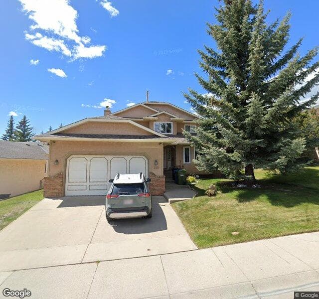 Street view of 111 Hawkwood Drive NW, Calgary