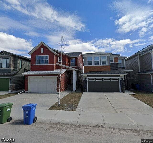Street view of 1464 Livingston Way NE, Calgary