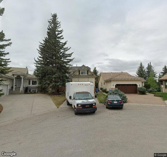 Street view of 123 Shawnee Place SW, Calgary