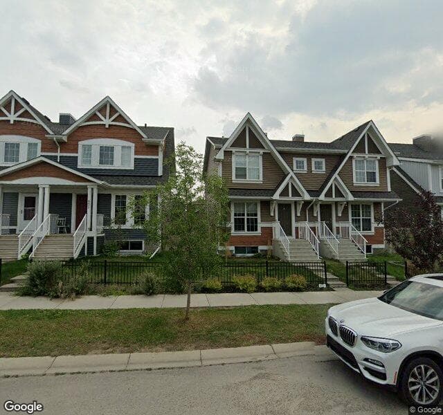 Street view of 597 Auburn Bay Avenue SE, Calgary