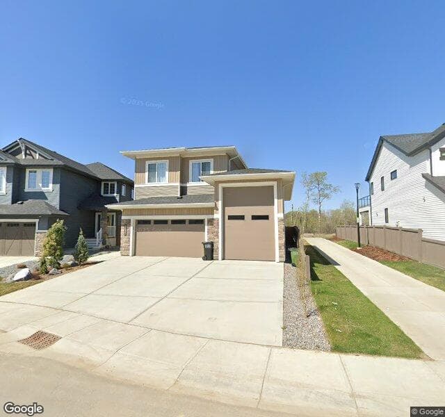 Street view of 2632 208 Street NW, Edmonton