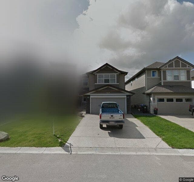 Street view of 247 Chaparral Valley Terrace SE, Calgary