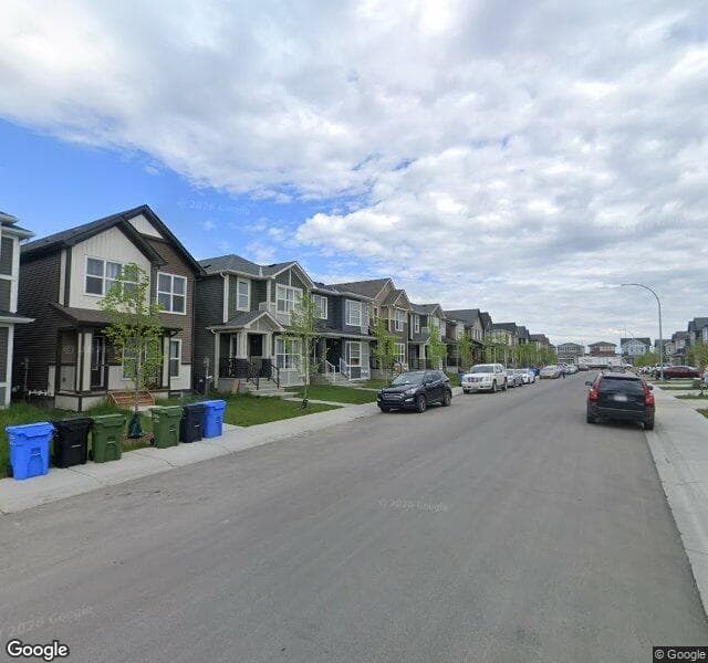 Street view of 45 Savanna Link NE, Calgary