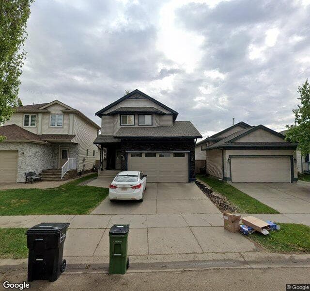 Street view of 16415 91 Street NW, Edmonton