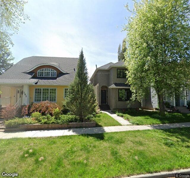 Street view of 207 27 Avenue NW, Calgary