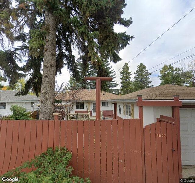 Street view of 4007 25 Avenue SW, Calgary