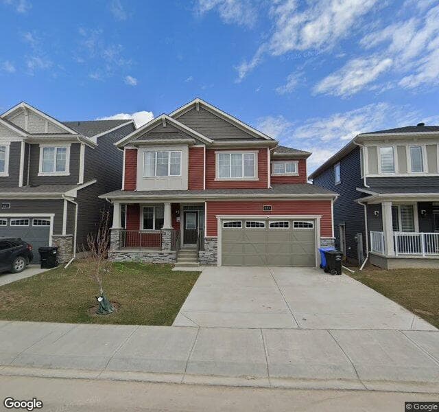 Street view of 223 Carringford View NW, Calgary