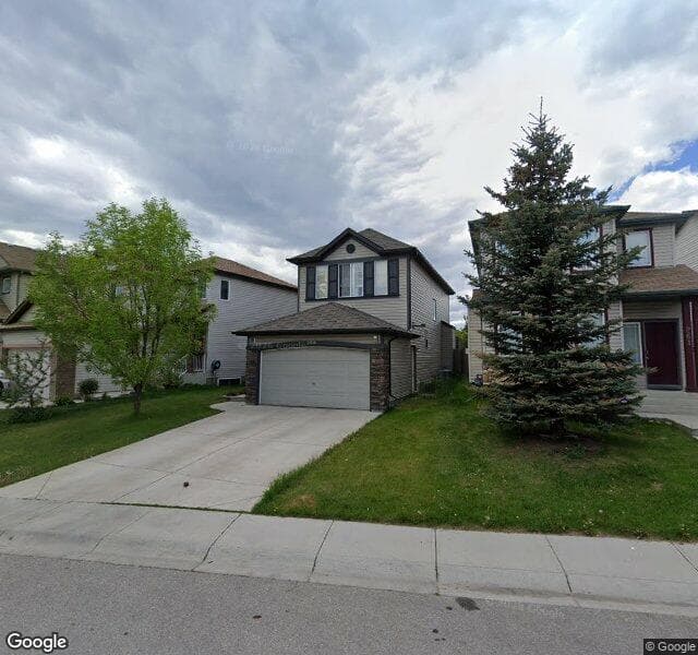 Street view of 265 Covebrook Place NE, Calgary