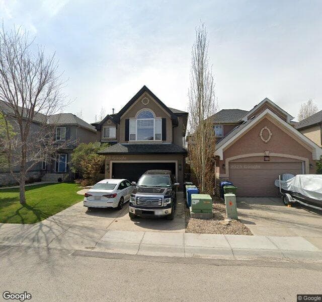 Street view of 118 Tuscany Glen Place NW, Calgary